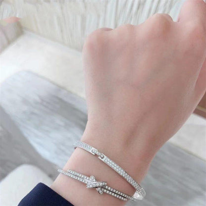 [Everoly JW]JEUX DE ARMBAND DIAMANTEN SILBER