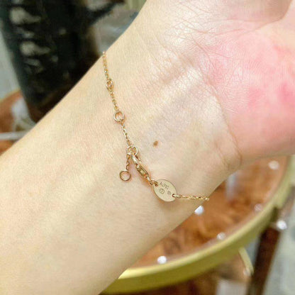 [エバロリー JW]モップ ジュエリー ブレスレット ピンクゴールド ダイヤモンド