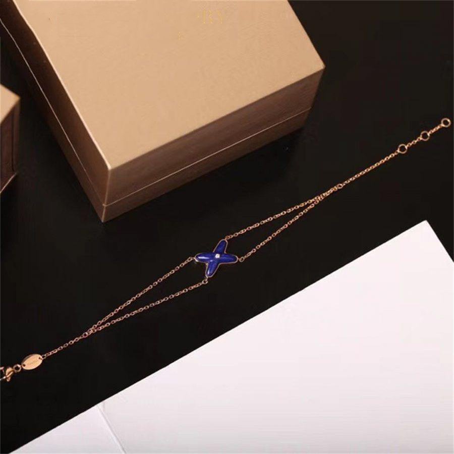 [Elitejewels]JEUX BRACELET LAPIS PINK GOLD 1 DIAMOND