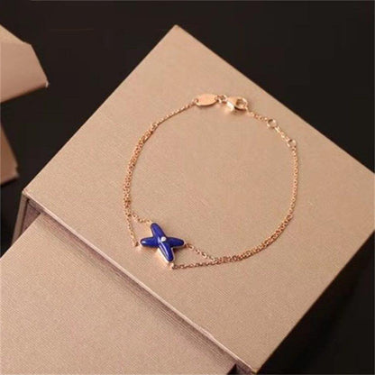 [Elitejewels]JEUX BRACELET LAPIS PINK GOLD 1 DIAMOND