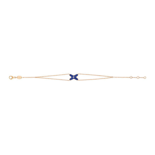 [Elitejewels]JEUX BRACELET LAPIS PINK GOLD 1 DIAMOND