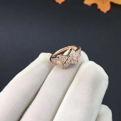 [Everoly JW]JEUX DE RING PINK GOLD DIAMOND