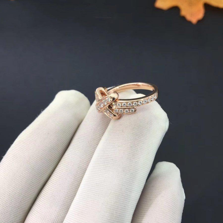 [Elitejewels]JEUX DE RING PINK GOLD DIAMOND