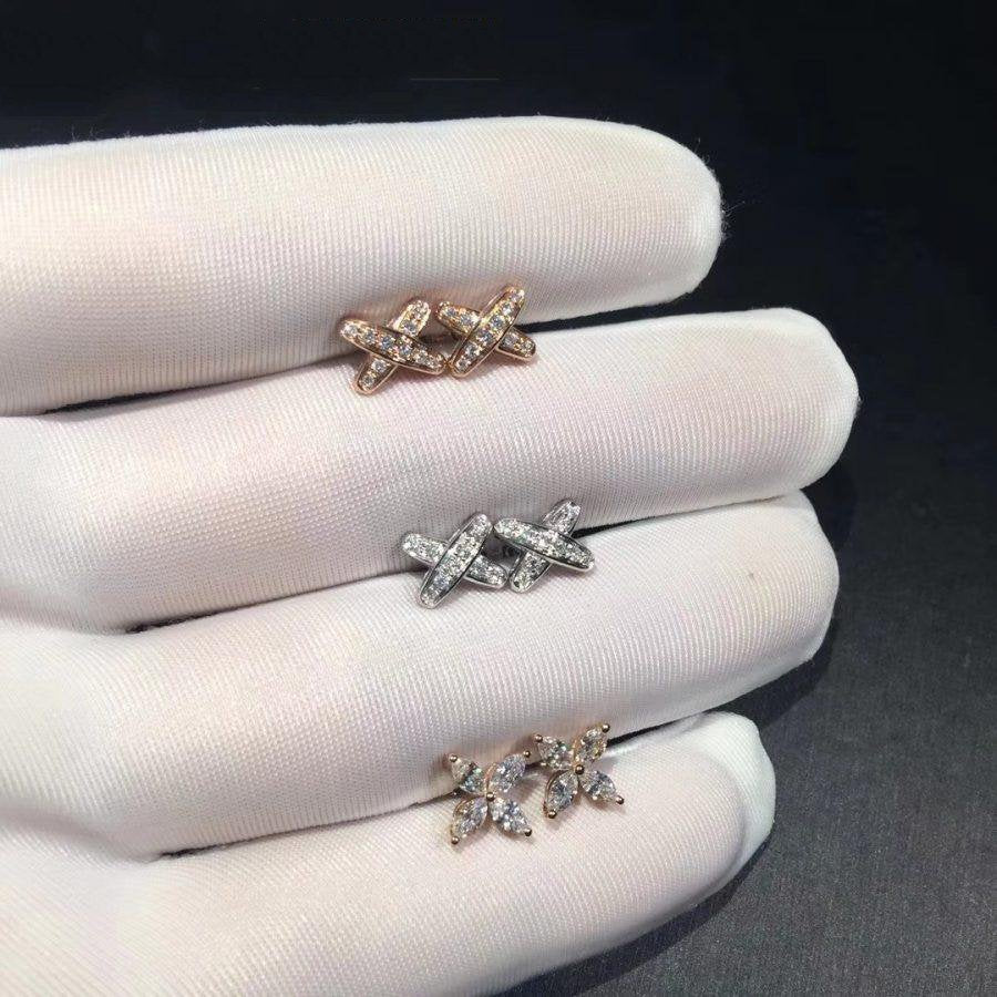 [Everoly JW]JEUX DE DIAMOND EARRINGS