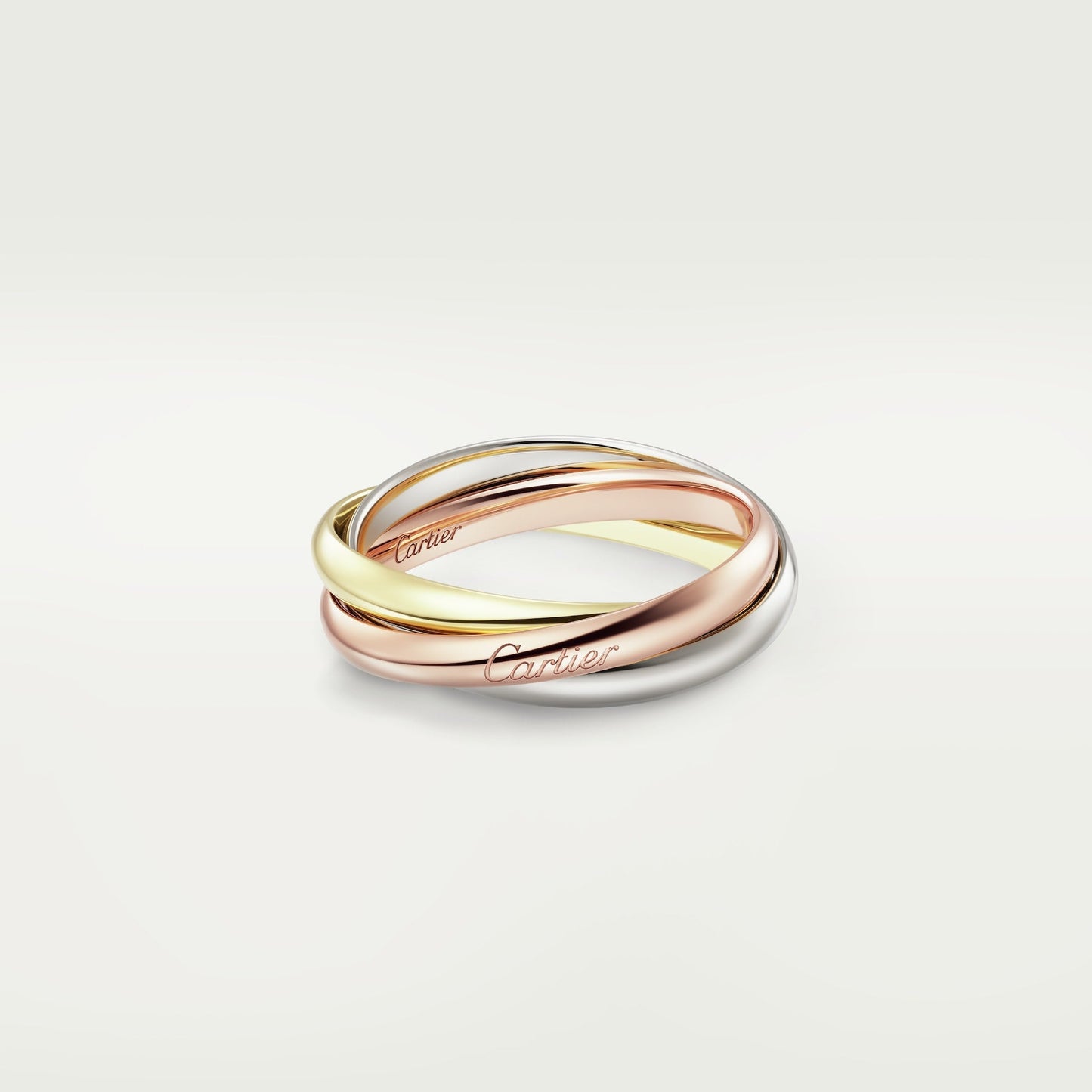 [Basjewels]TRINITY RING KLEINES MODELL