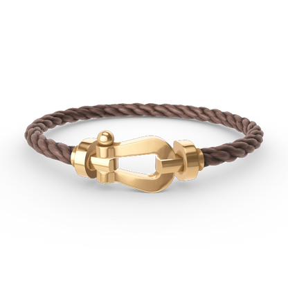 [Everoly JW]FORCE GROSSES HUFEISENARMBAND OHNE DIAMANT GOLD