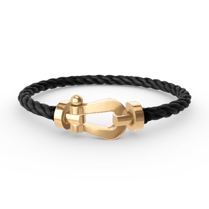 [Everoly JW]FORCE GROSSES HUFEISENARMBAND OHNE DIAMANT GOLD