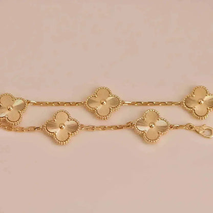 [Everoly JW]  CLOVER 5 MOTIF LASER BRACELET COLLECTION