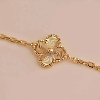 [Elitejewels]CLOVER 5 FLOWERS LASER BRACELET