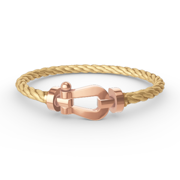 [Elitejewels]FORCE LARGE HORSESHOE NO DIAMOND BRACELET ROSE GOLD