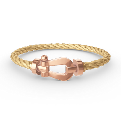 [Elitejewels]FORCE LARGE HORSESHOE NO DIAMOND BRACELET ROSE GOLD