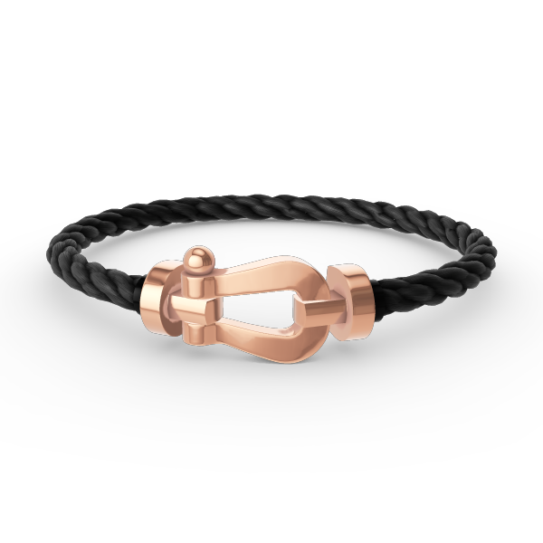 [Elitejewels]FORCE LARGE HORSESHOE NO DIAMOND BRACELET ROSE GOLD