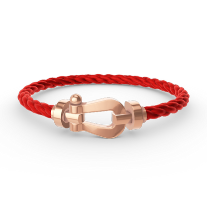 [Elitejewels]FORCE LARGE HORSESHOE NO DIAMOND BRACELET ROSE GOLD