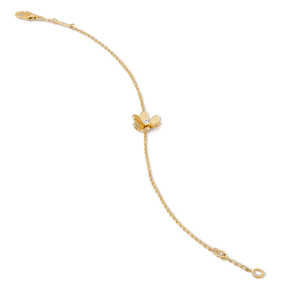 [Everoly JW]FRIVOLE GOLD BLUME ROSA MALACHIT ARMBAND
