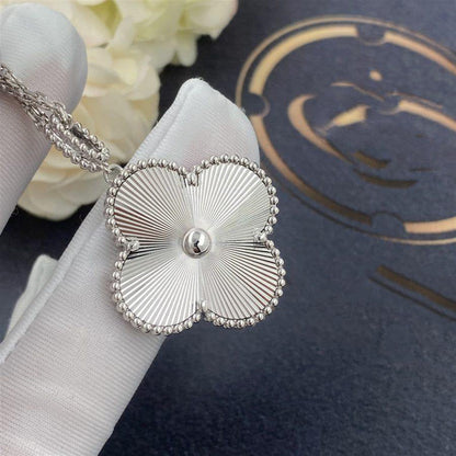 [Elitejewels]CLOVER 25MM SILBER GROßE KLEEKETTE