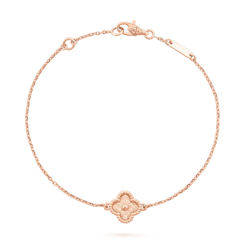 [Elitejewels]CLOVER SINGLE FLOWER BRACELET