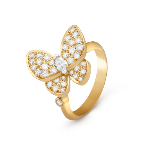 [Elitejewels]BUTTERFLY DIAMOND RING