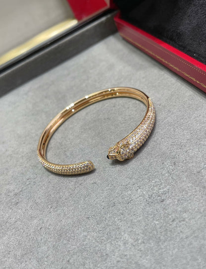 [Everoly JW] PANTHERE VOLLMUNDIGES OFFENES ARMBAND