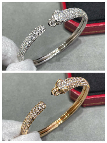 [Everoly JW] PANTHERE VOLLMUNDIGES OFFENES ARMBAND