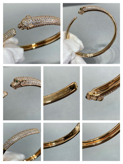 [Everoly JW] PANTHERE VOLLMUNDIGES OFFENES ARMBAND