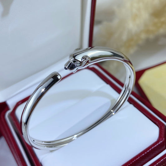 [Everoly JW] PANTHERE SILBER OFFENES ARMBAND