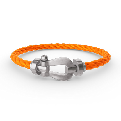 [Everoly JW]FORCE LARGE HORSESHOE NO DIAMOND BRACELET SILVER