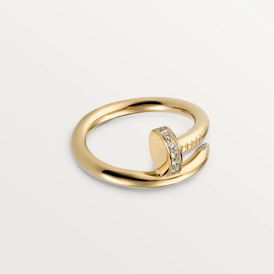 [エバロリー JW]ジャステリング 2.65mm ゴールド ダイヤモンド